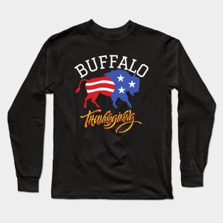 Buffalo Thanksgiving Long Sleeve T-Shirt